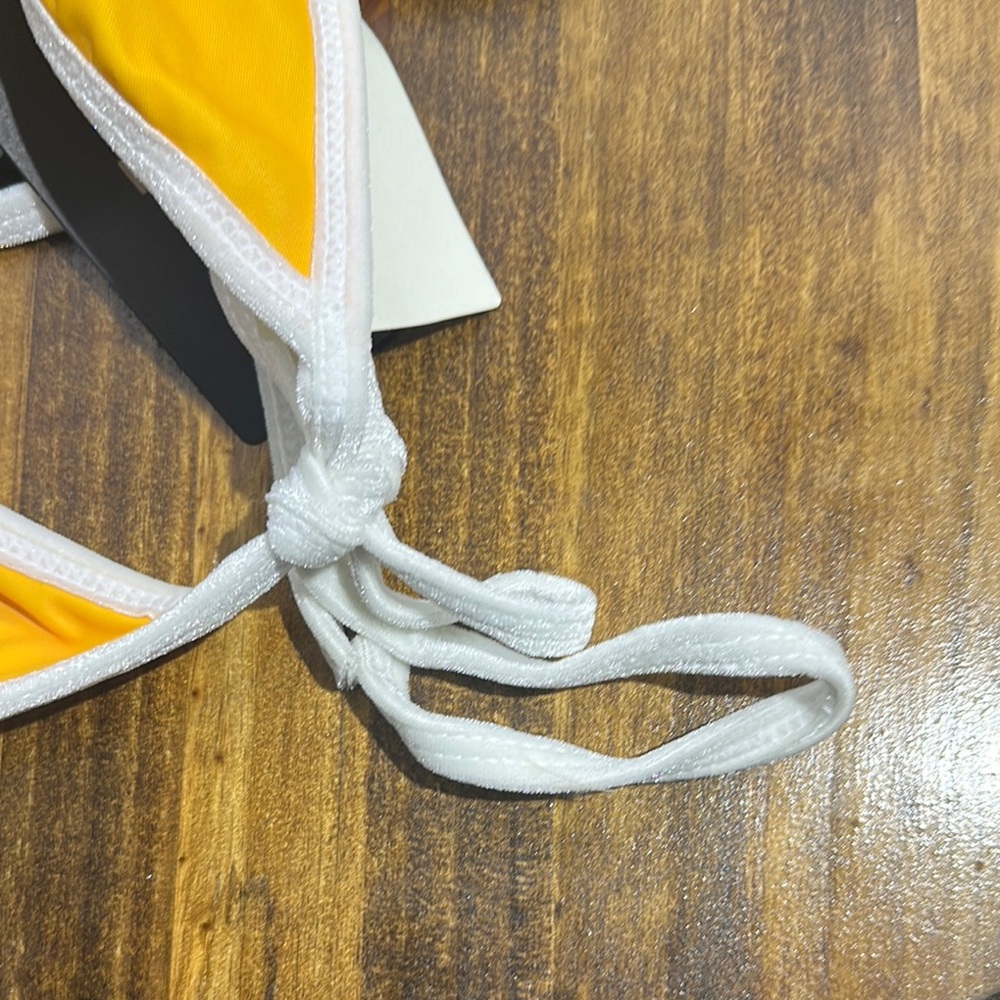 Fendi Yellow and White Swirl Bikini Swimwear - Picture 7 of 9